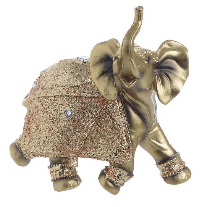 Статуэтка Слон золотого цвета