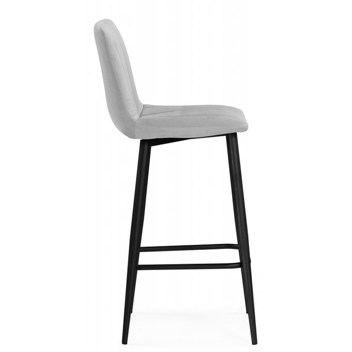 Барный стул Дани светло-серого цвета - лучшие Барные стулья в INMYROOM