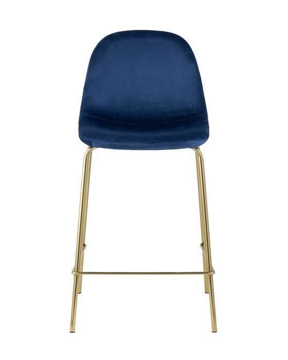 Стул полубарный Валенсия синего цвета - купить Барные стулья по цене 8792.0