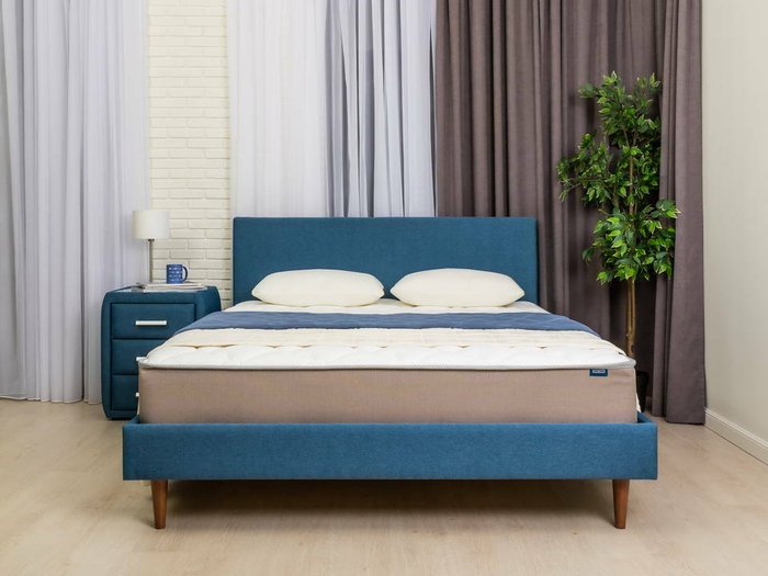 Матрас Lux Duo M/S 80х190 бело-серого цвета - купить Пружинные матрасы по цене 18830.0 Матрас Lux Duo M/S 80х190 бело-серого цвета - купить Пружинные матрасы по цене 18830.0