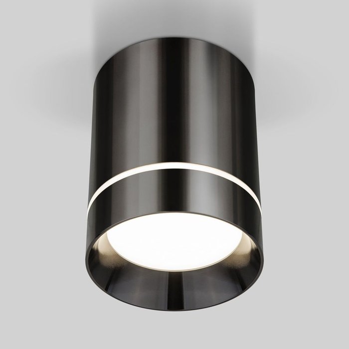 Накладной потолочный светодиодный светильник Topper черного цвета - лучшие Накладные споты в INMYROOM