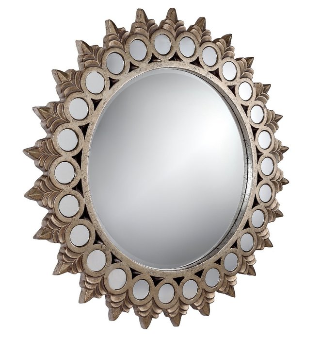Настенное Зеркало в раме солнце Cedric  - купить Настенные зеркала по цене 28500.0