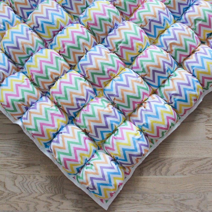 Игровой коврик Бомбон Rainbow Zigzag 110х110 см