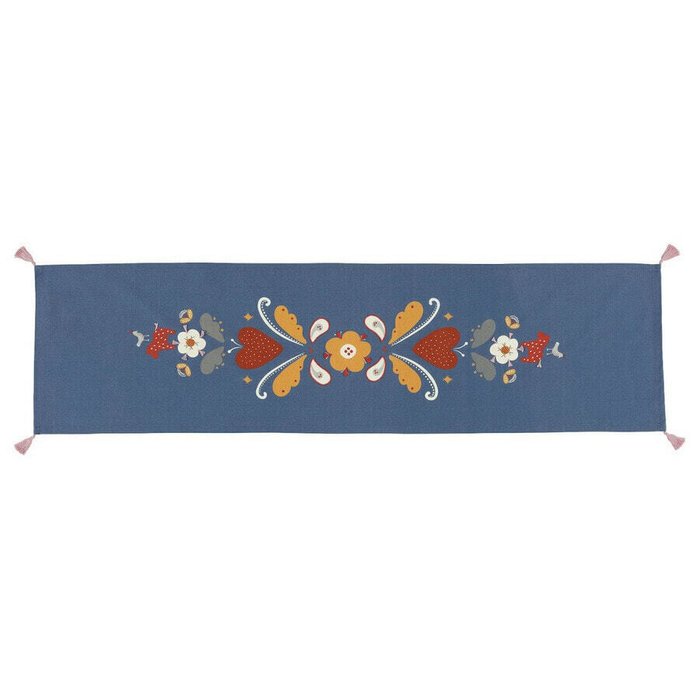 Настольная дорожка, синий/красный, 35x130 см - купить Дорожки по цене 6004.0
