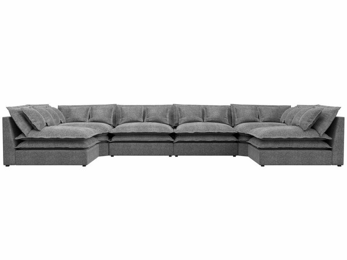 Угловой диван Лига 040 серого цвета   - купить Угловые диваны по цене 140999.0