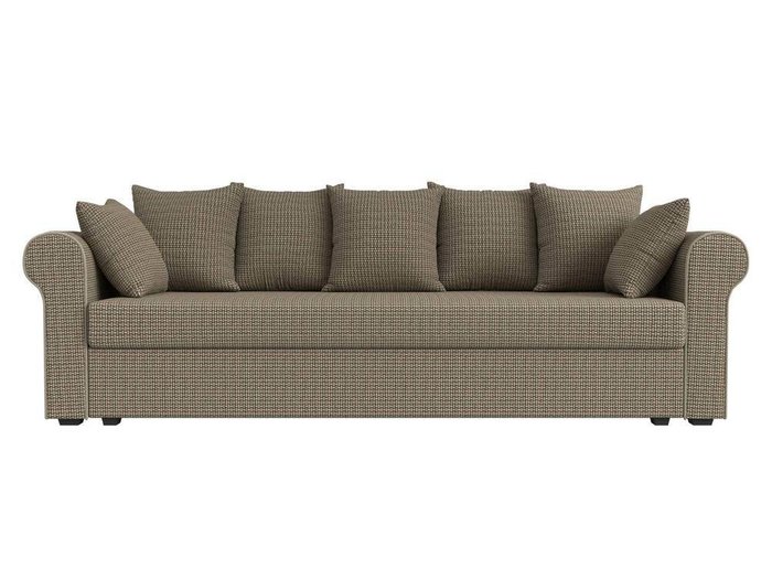 Прямой диван-кровать Рейн бежево-коричневого цвета - купить Прямые диваны по цене 28999.0