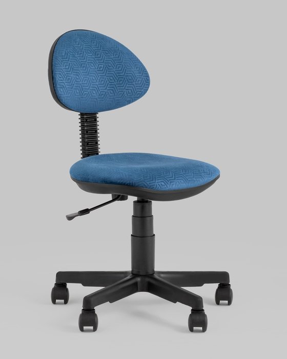 Кресло компьютерное детское Умка геометрия синего цвета - купить Офисные кресла по цене 4490.0