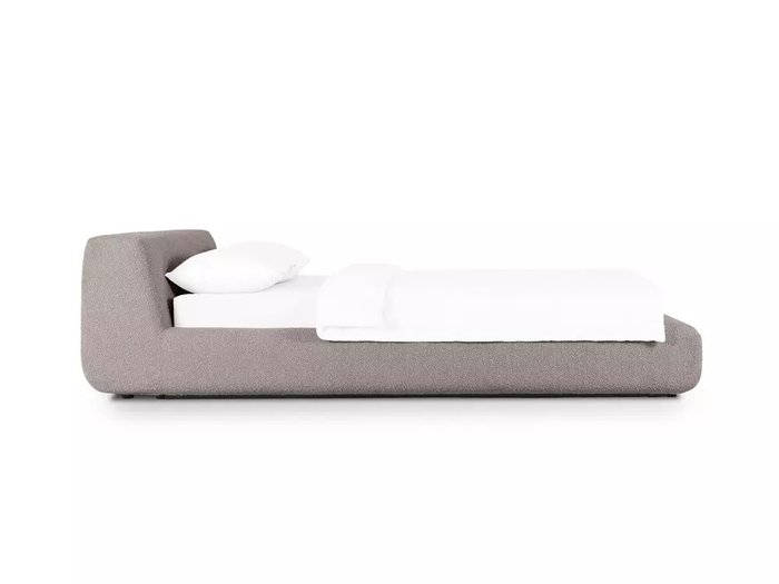 Кровать Vatta 160х200 серо-бежевого цвета с подъемный механизмом - лучшие Кровати для спальни в INMYROOM