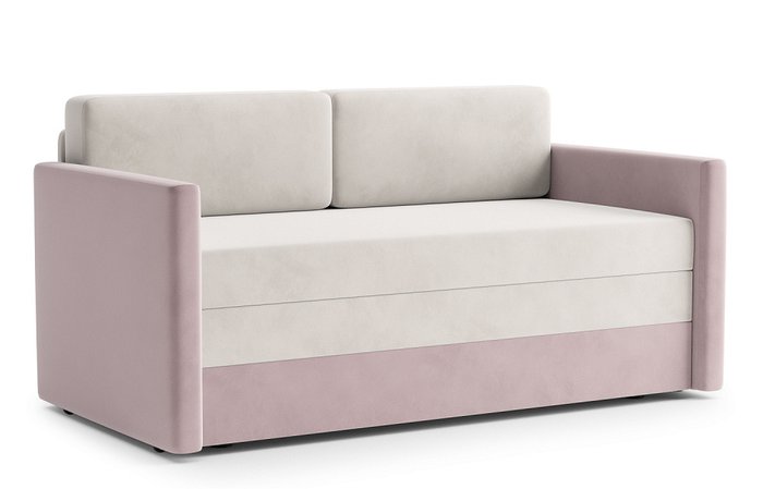 Диван-кровать Юниор бежево-розового цвета Диван-кровать Юниор бежево-розового цвета