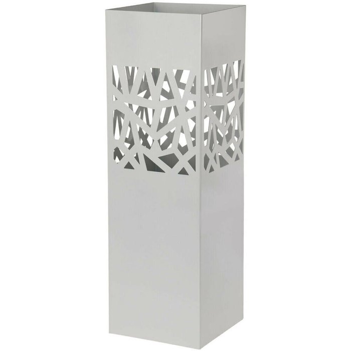 Корзина для зонтов Белый Квадратный 15 x 49 x 15 cm