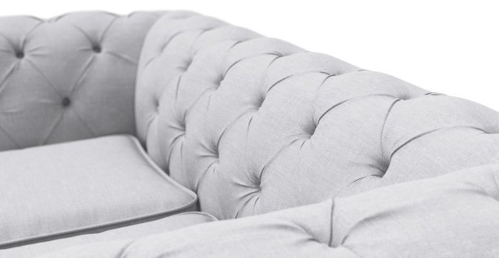 Раскладной диван Chesterfield Lux MTR бежевого цвета - лучшие Прямые диваны в INMYROOM