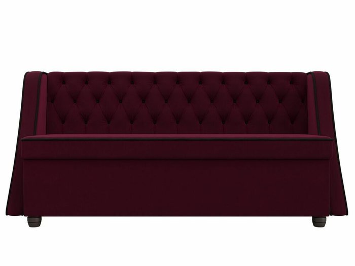 Диван прямой Лофт бордового цвета - купить Прямые диваны по цене 45999.0