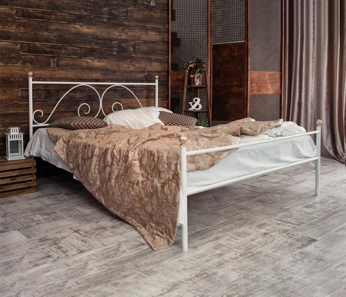 Кровать Анталия 180х200 белого цвета - лучшие Кровати для спальни в INMYROOM