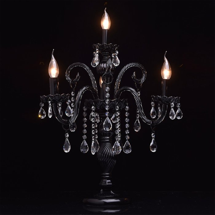 Настольная лампа Барселона черного цвета - купить Настольные лампы по цене 29090.0