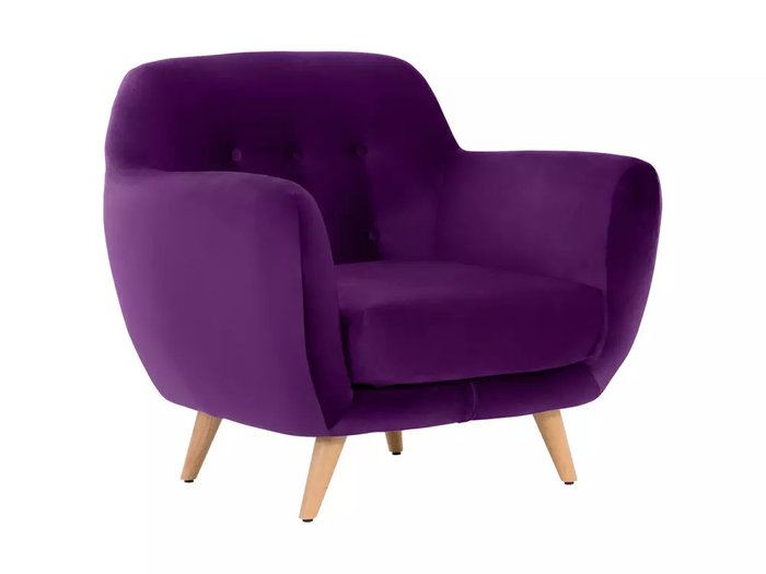Кресло Loa фиолетового цвета