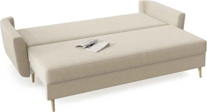 Диван-кровать прямой Норфолк бежевого цвета - лучшие Прямые диваны в INMYROOM