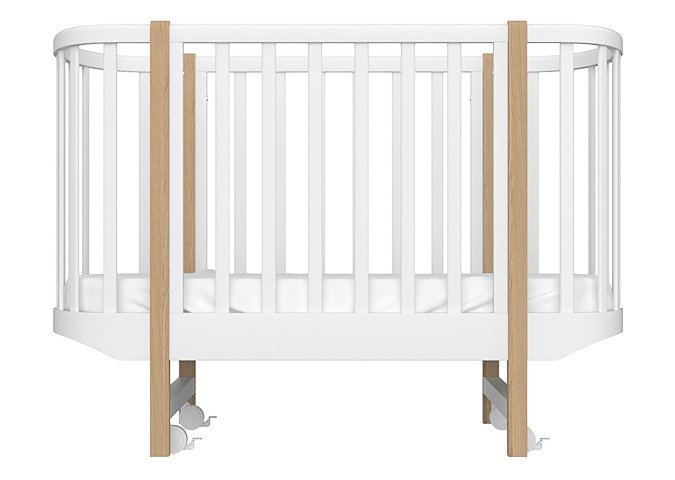 Кроватка Classic 70х125 белого цвета Кроватка Classic 70х125 белого цвета