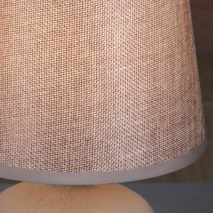 Настольная лампа 98570-0.7-01 light brown (ткань, цвет бежевый) - лучшие Настольные лампы в INMYROOM