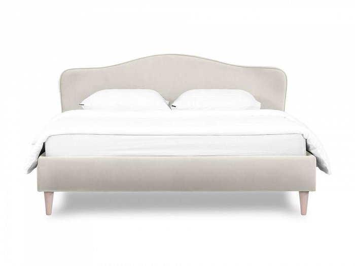 Кровать Queen II Elizabeth L 160х200 светло-серого цвета - лучшие Кровати для спальни в INMYROOM