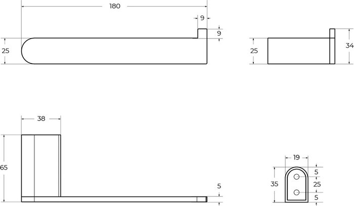 Держатель туалетной бумаги Stylus - купить Держатели для туалетной бумаги по цене 2640 Держатель туалетной бумаги Stylus - купить Держатели для туалетной бумаги по цене 2640