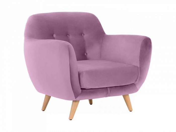 Кресло Loa сиреневого цвета - купить Интерьерные кресла по цене 40860.0