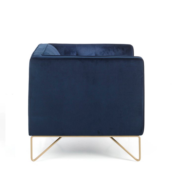 Мягкое кресло синего цвета - лучшие Интерьерные кресла в INMYROOM