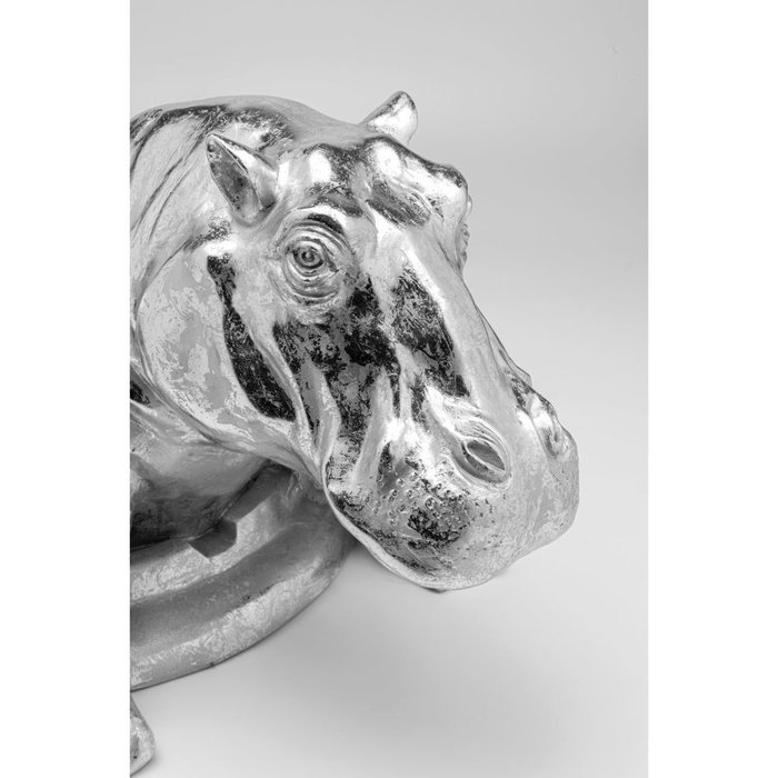 Статуэтка Rhino серебряного цвета - лучшие Фигуры и статуэтки в INMYROOM