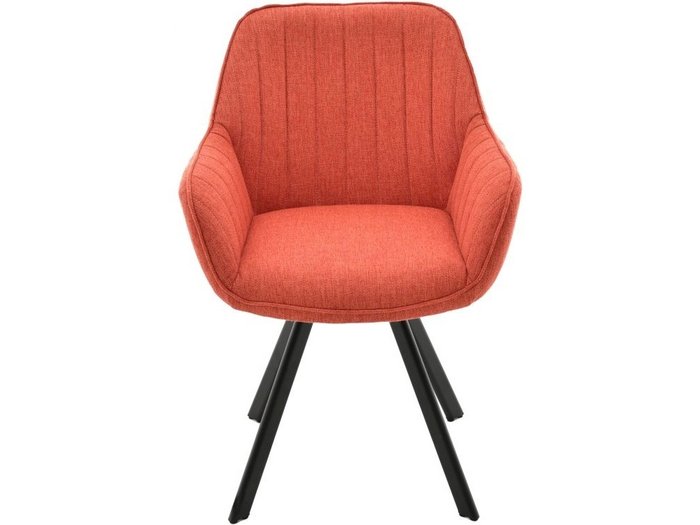 Стул с подлокотниками Roan кораллового цвета - купить Обеденные стулья по цене 11500.0