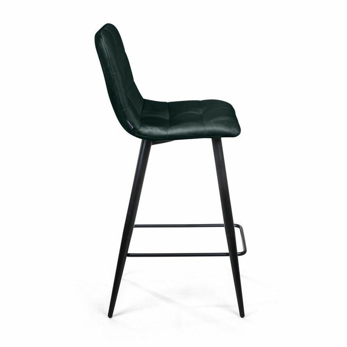 Стул полубарный Uno изумрудного цвета - лучшие Барные стулья в INMYROOM