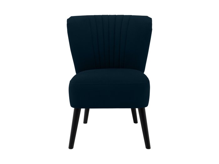 Кресло Barbara темно-синего цвета - купить Интерьерные кресла по цене 12590.0