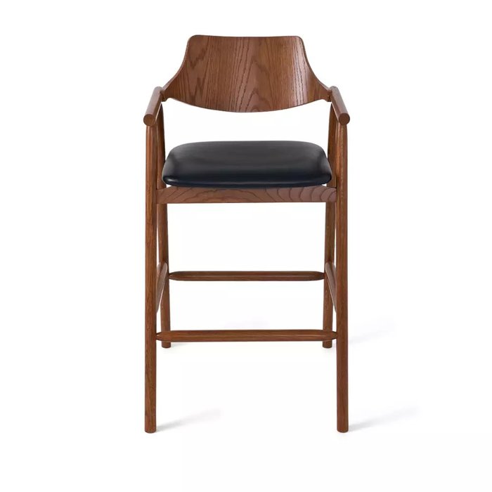 Барный стул Viggo коричнево-черного цвета - купить Барные стулья по цене 50490.0