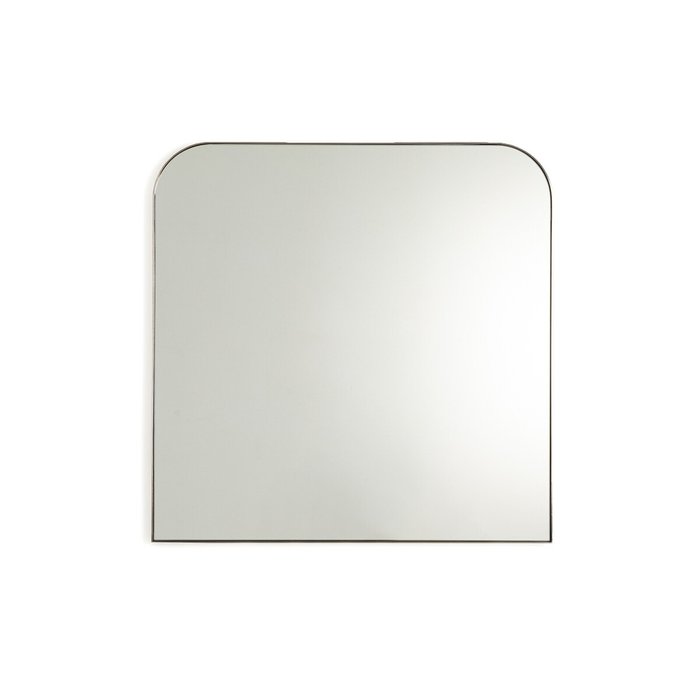 Зеркало настенное с отделкой металлом под состаренную латунь Caligone золотистого цвета
