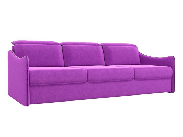 Прямой диван-кровать Скарлетт фиолетового цвета