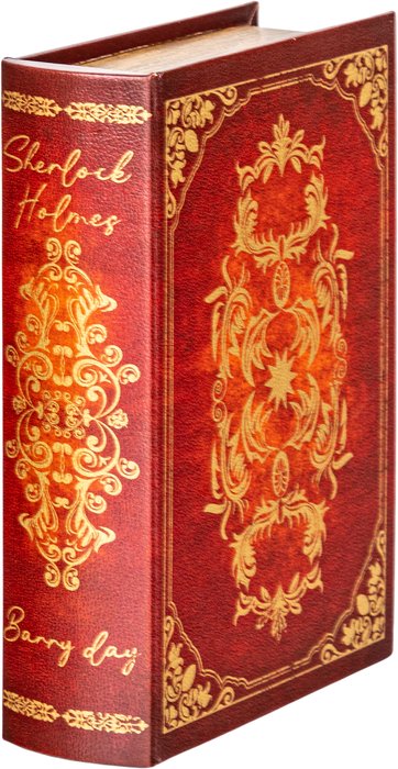 Шкатулка в виде книги красного цвета