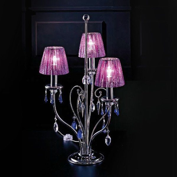 Настольная лампа 118L02 Chrome violet Sw Настольная лампа 118L02 Chrome violet Sw