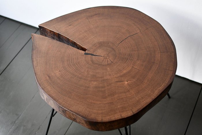 Кофейный стол Oak 19 черно-коричневого цвета - лучшие Кофейные столики в INMYROOM