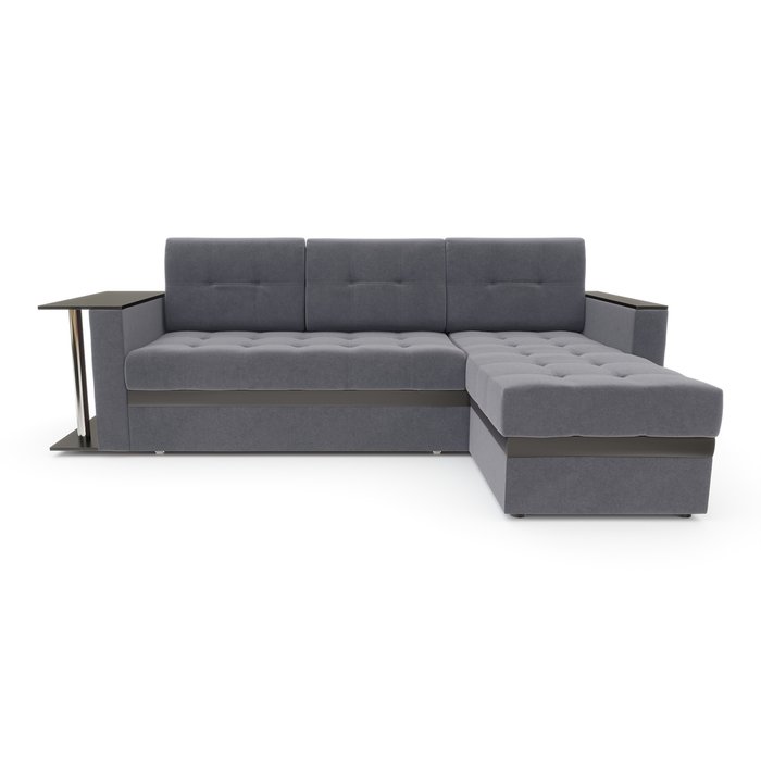 Угловой диван-кровать Веспер серого цвета 