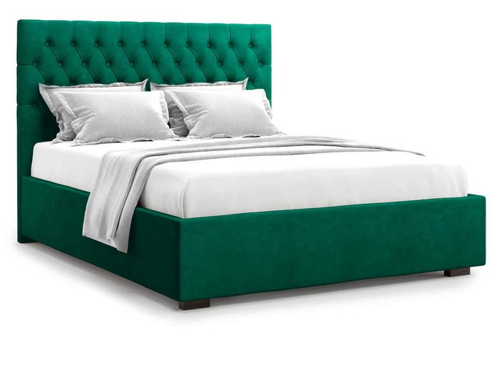 Кровать Nemi  без подъемного механизма 180х200 зеленого цвета - купить Кровати для спальни по цене 43000.0
