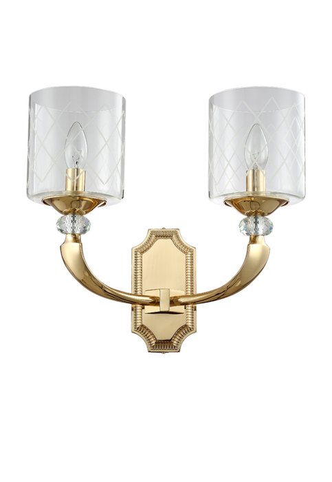 Бра Crystal Lux GRACIA AP2 GOLD Бра Crystal Lux GRACIA AP2 GOLD