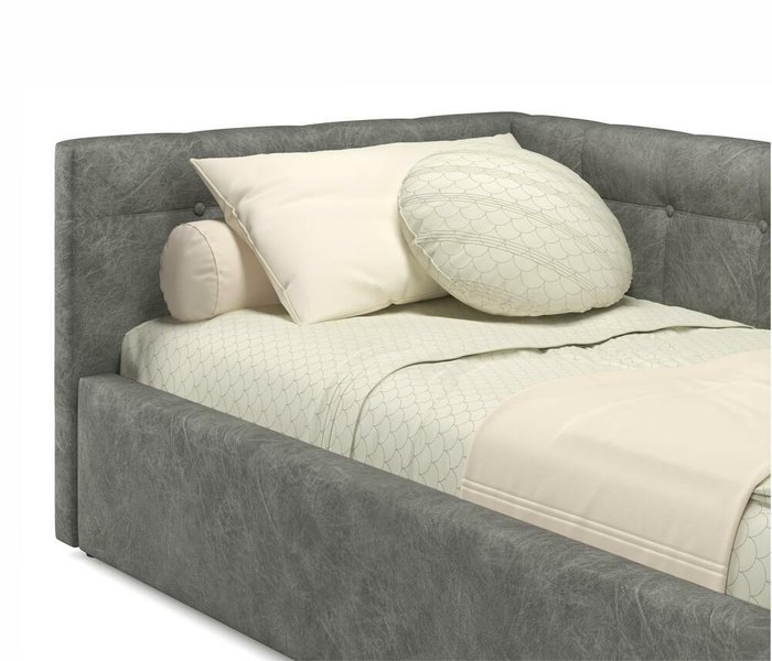 Кровать с подъемным механизмом Bonna 90х200 цвета графит - купить Кровати для спальни по цене 20500.0