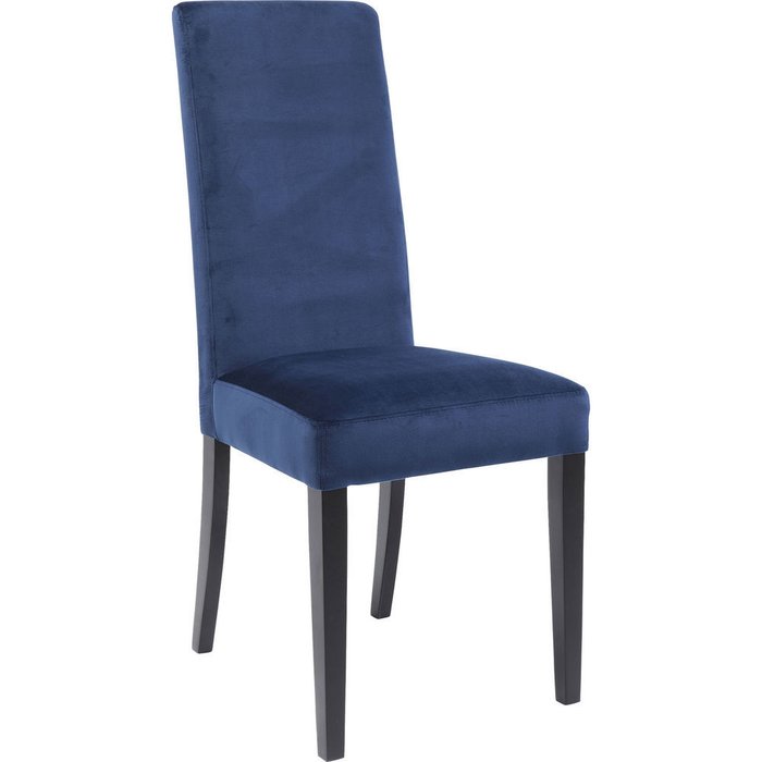 Стул мягкий Econo Slim темно-синего цвета - купить Обеденные стулья по цене 17980.0