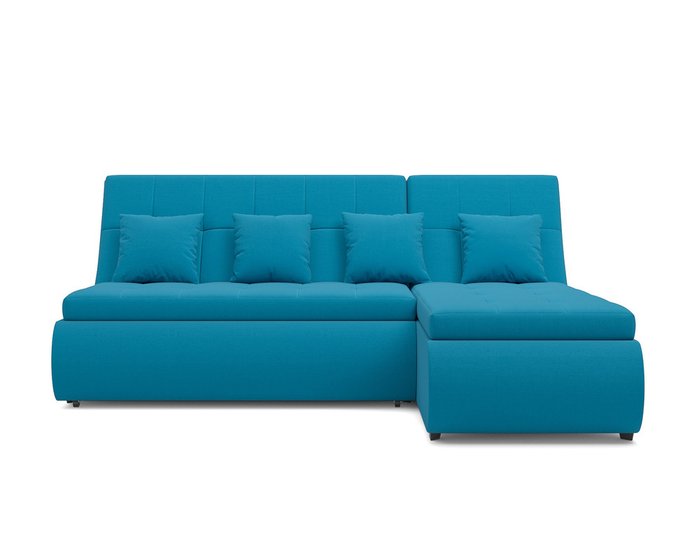 Угловой диван-кровать Дубай светло-синего цвета - купить Угловые диваны по цене 38690.0