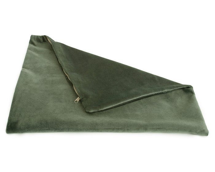 Чехол для подушки Lecco зеленого цвета - лучшие Чехлы для подушек в INMYROOM