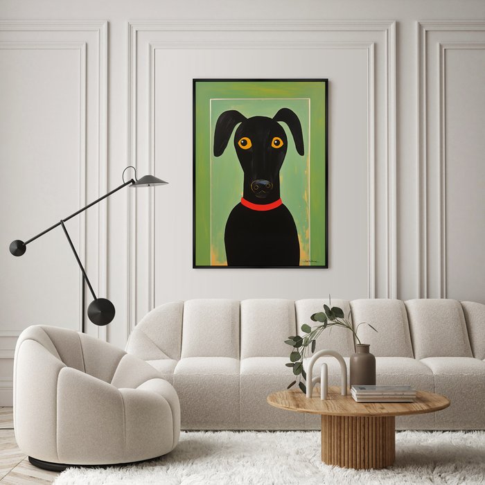 Репродукция картины Dog, No 1, 2024г. - лучшие Картины в INMYROOM