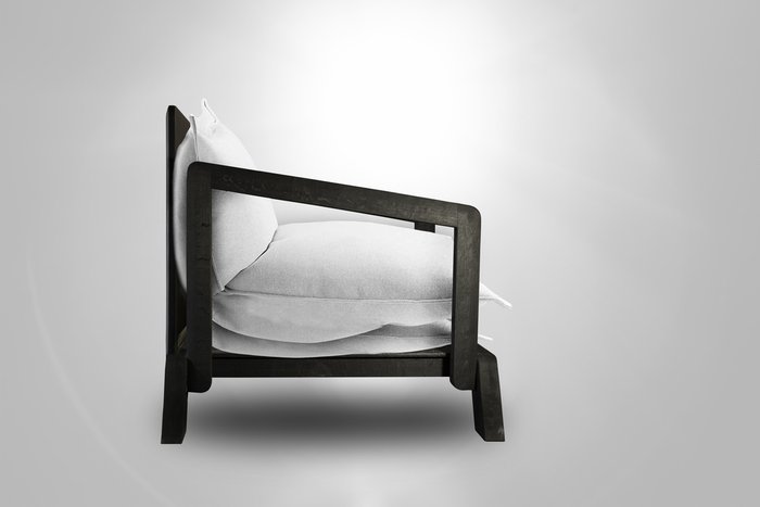 Кресло Облако из массива дуба - купить Интерьерные кресла по цене 96000.0