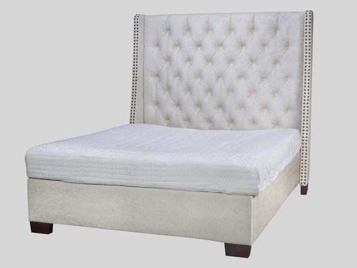 Кровать декорирована молдингами 200х180  - купить Кровати для спальни по цене 59500.0