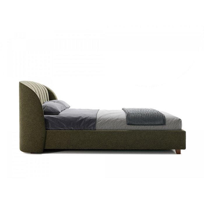 Кровать Tulip 140х200 зеленого цвета - лучшие Кровати для спальни в INMYROOM