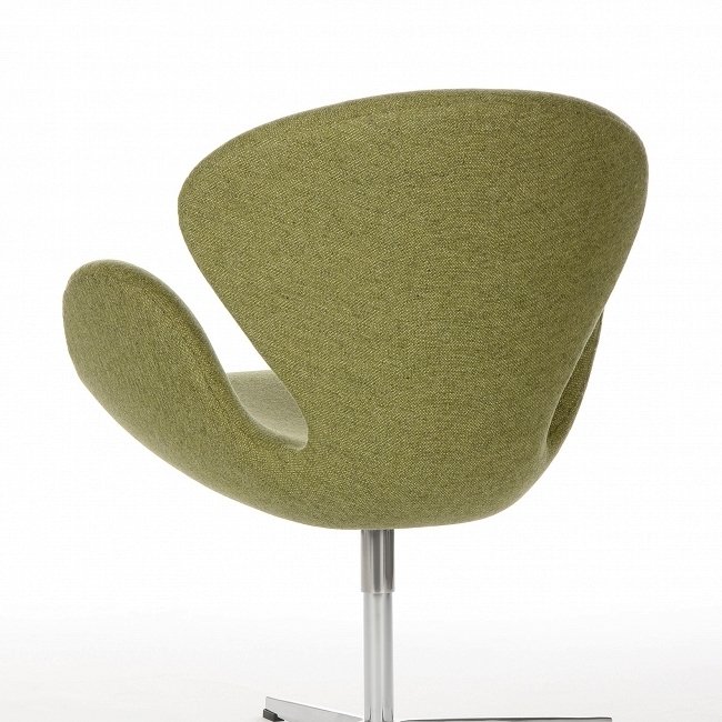 Кресло Swan зеленого цвета - купить Интерьерные кресла по цене 55105.0