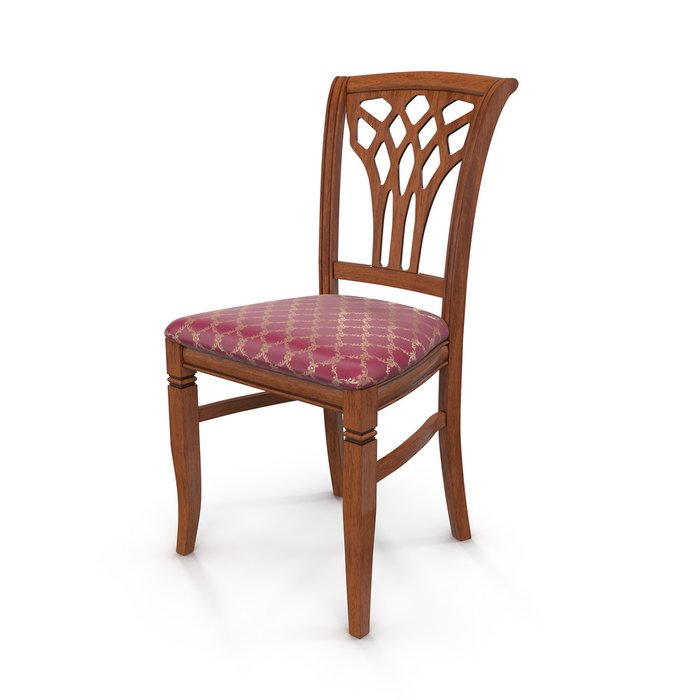 Стул Бруно коричнево-бордового цвета - лучшие Обеденные стулья в INMYROOM