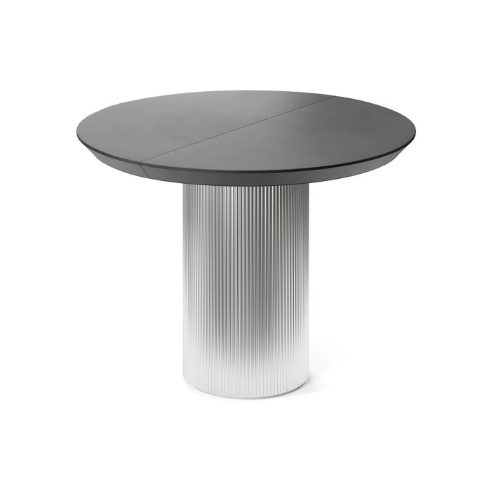 Обеденный стол раздвижной Вега ХL на серебряном основании